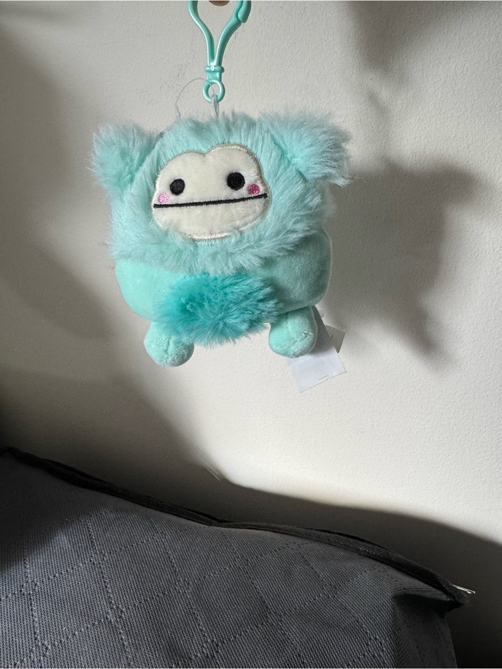 Squishmallows Mint Aqua Hanging Monster Clip Plush